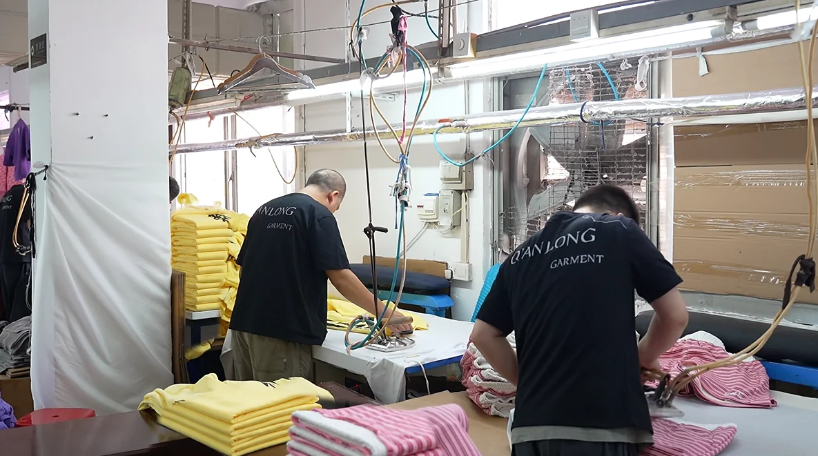 Pressing and finishing