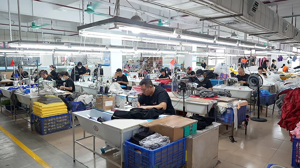 Sewing production lines